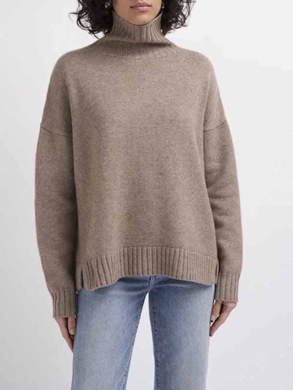 Max Mara: crew necks online - Gianna wool and cashmere pullover