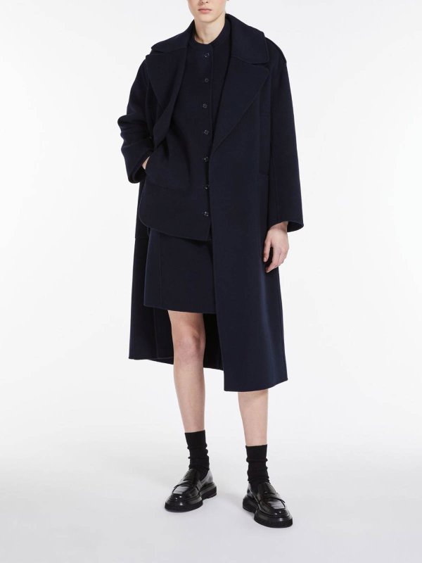 Max Mara: ニーレングススカート＆ミディ丈 online - 膝丈/ミディスカート - ダークブルー