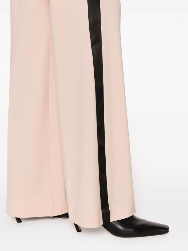 P.A.R.O.S.H. buy online Side-stripe flared trousers