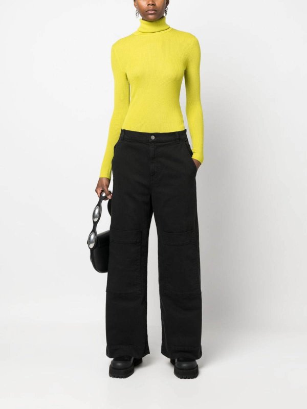 P.A.R.O.S.H.: Jeans évasés online - Jean Bootcut - Noir