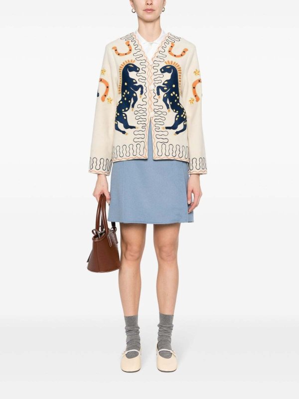 P.A.R.O.S.H.: ニーレングススカート＆ミディ丈 online - 膝丈/ミディスカート - ライトブルー