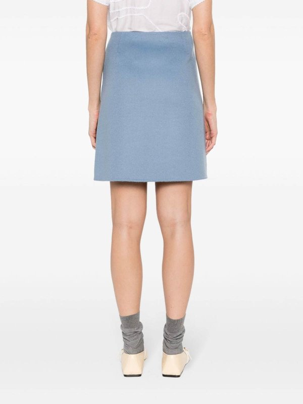 The Best Shops P.A.R.O.S.H.: ニーレングススカート＆ミディ丈 - 膝丈/ミディスカート - ライトブルー