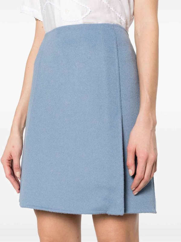 P.A.R.O.S.H. buy online 膝丈/ミディスカート - ライトブルー