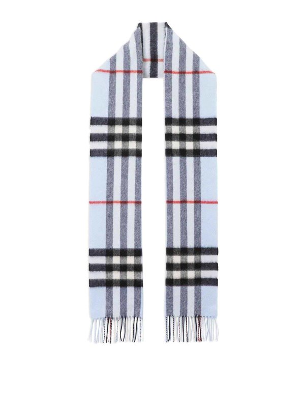BURBERRY: Écharpes - Écharpe - Bleu Clair