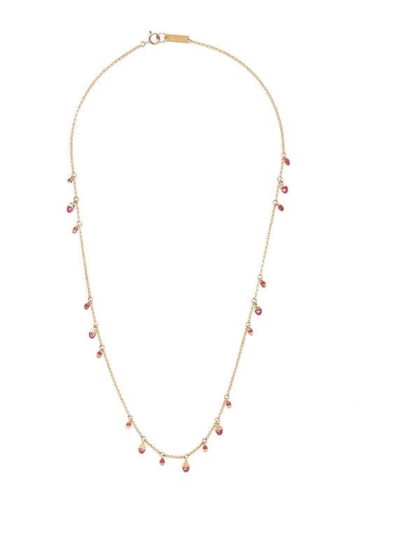 ISABEL MARANT: Collar - Collar - Rojo