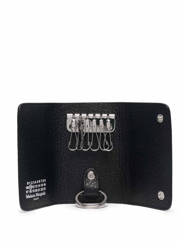 The Best Shops Maison Margiela: key holders - Grained leather folding keyring