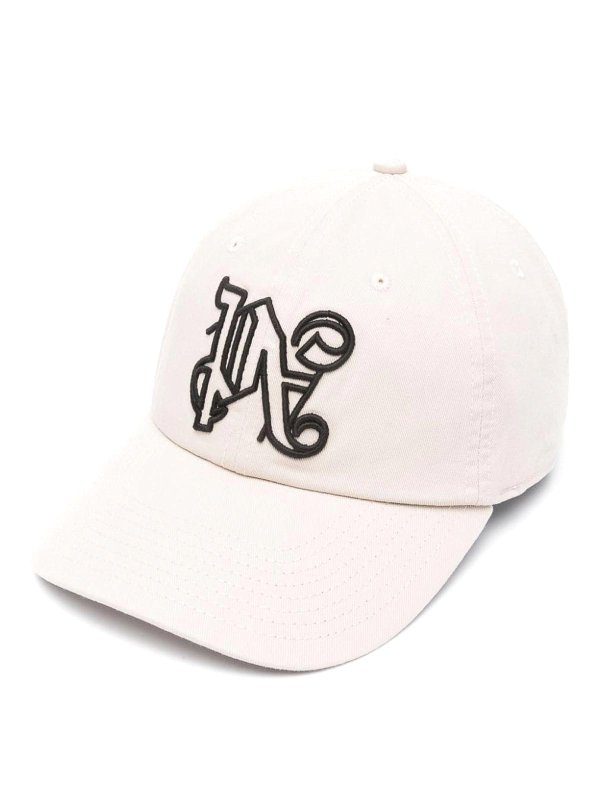 Palm Angels: Sombreros - Sombrero - Beis