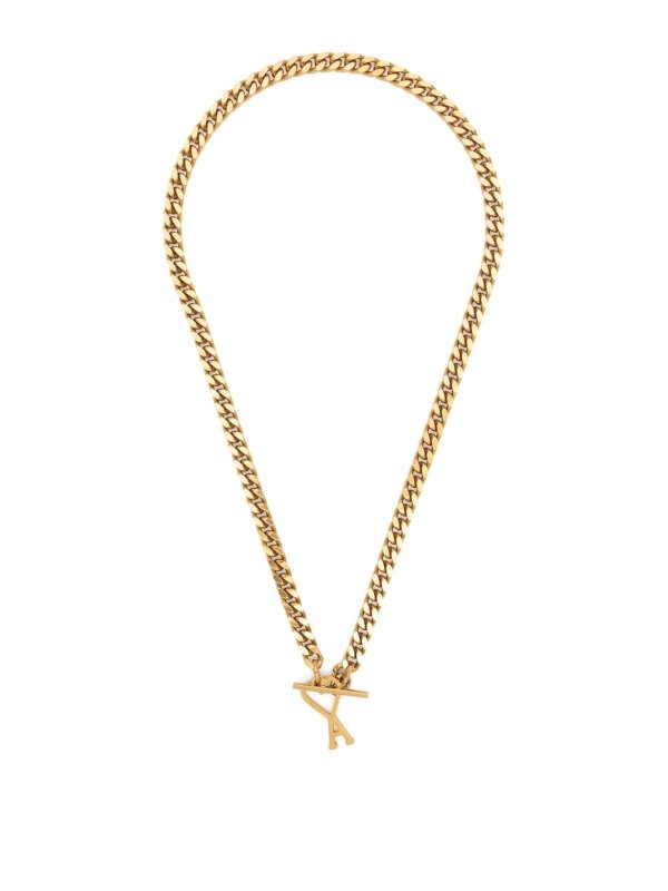 AMI PARIS: Necklaces & Chokers - Ami de coeur chain necklace