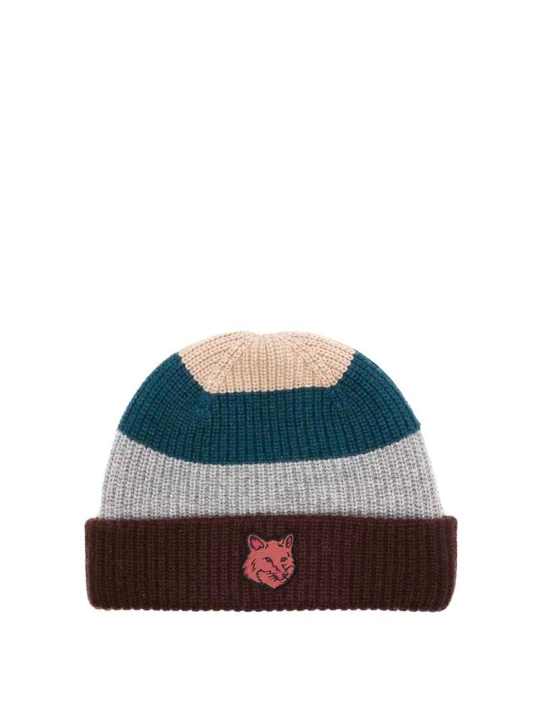 MAISON KITSUNÉ: Bonnets - Bonnet - Multicolore