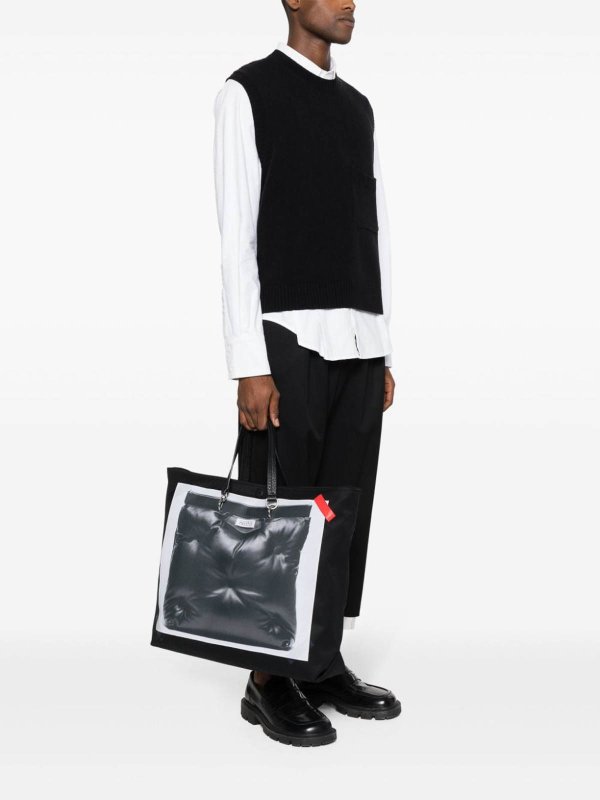 Maison Margiela: トートバッグ online - トートバッグ - 黒