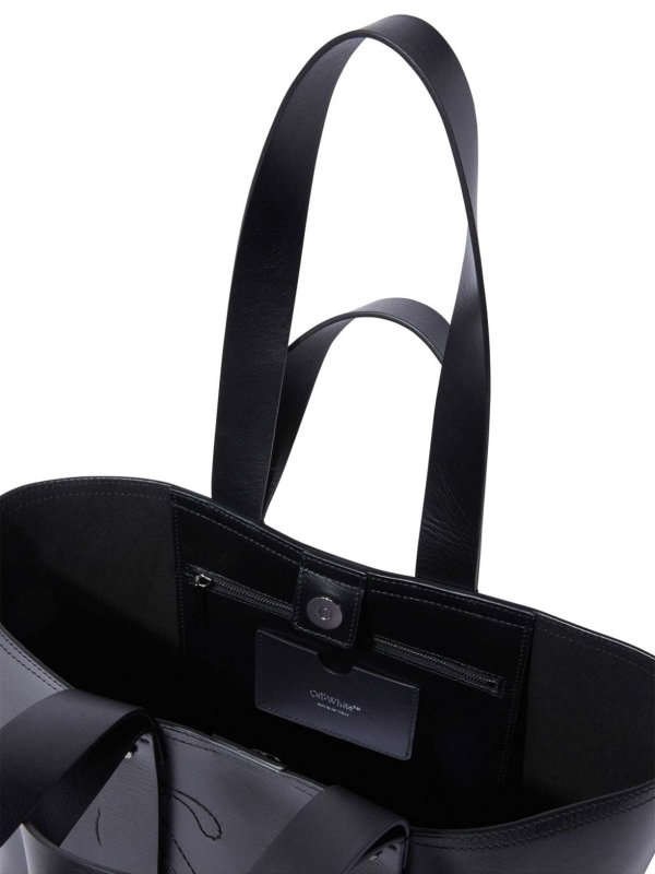 トートバッグ - 黒 shop online: OFF-WHITE