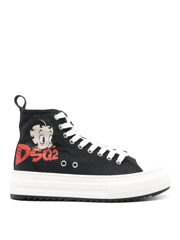 DSQUARED2: trainers - Betty boop berlin sneakers