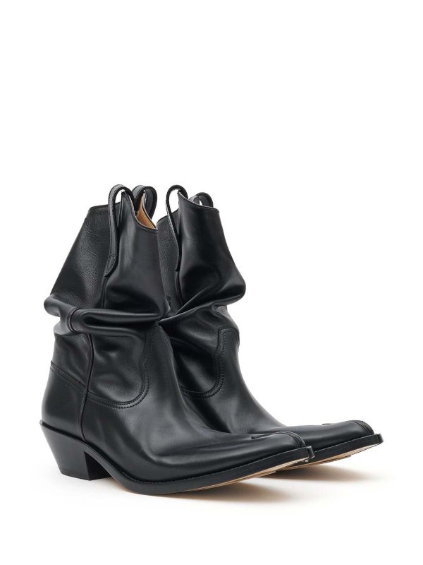 The Best Shops Maison Margiela: boots - Tabi western 55mm leather boots