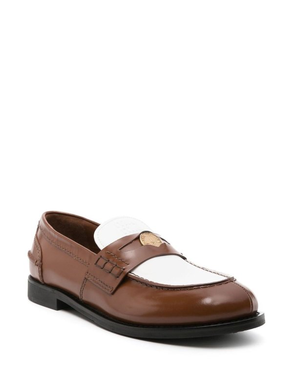 MIU MIU: Loafers & Slippers online - Penny leather loafers