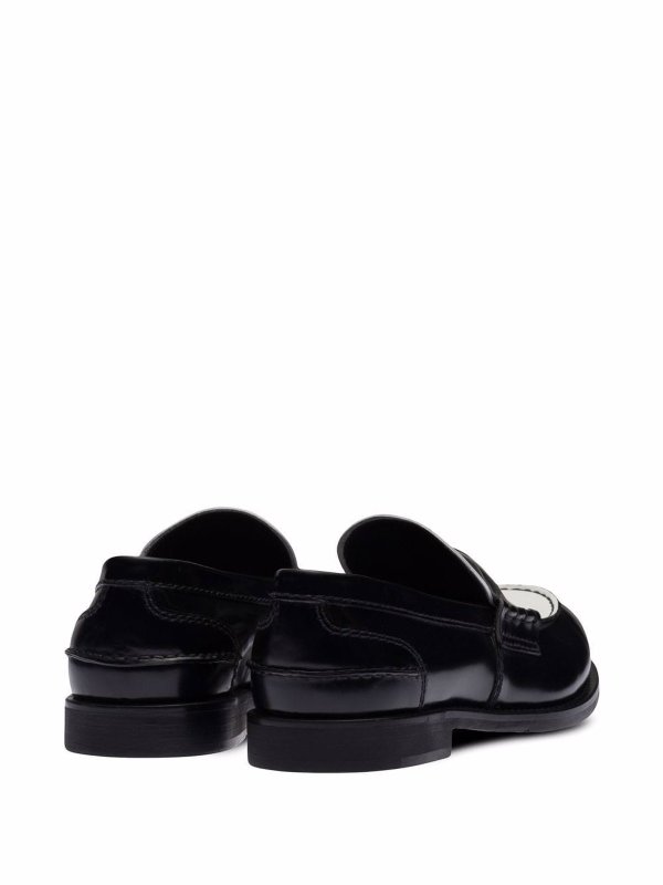 The Best Shops MIU MIU: Loafers & Slippers - Miu miu  leather penny loafers