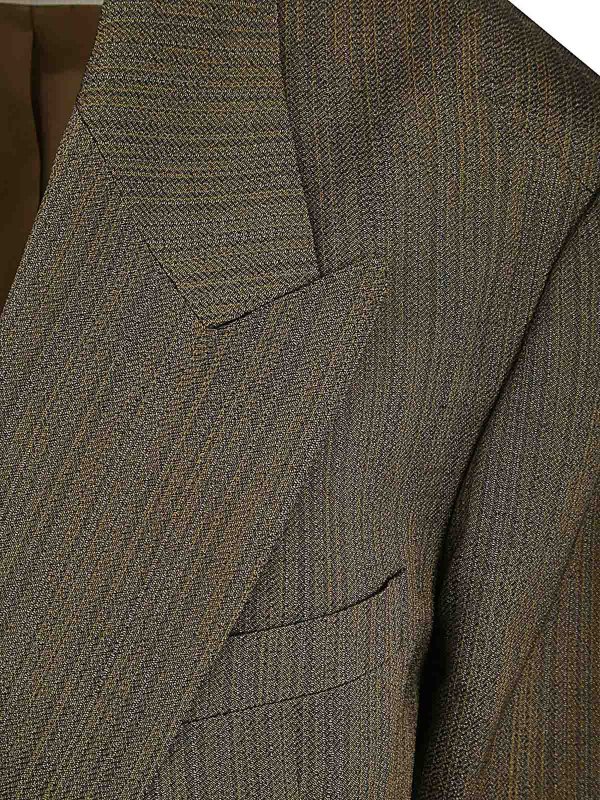 The Best Shops DRIES VAN NOTEN: ブレザー - ブレザー - オレンジ