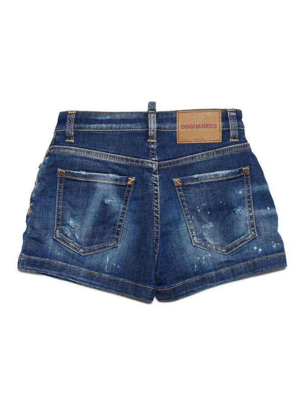 The Best Shops DSQUARED2: Hosen Shorts - Shorts - Blau
