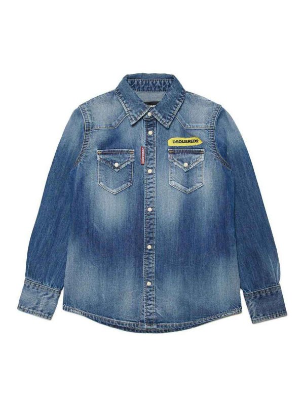 DSQUARED2: Hemden - Hemd - Blau