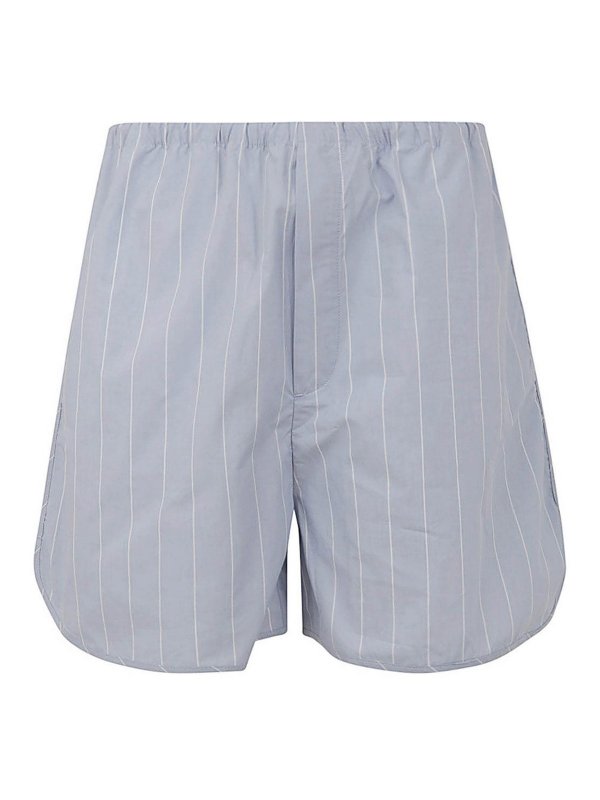 FILIPPA K: pantaloni shorts - Shorts con coulisse a righe