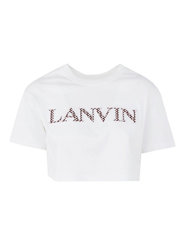LANVIN: T-shirts - T-Shirt - Weiß