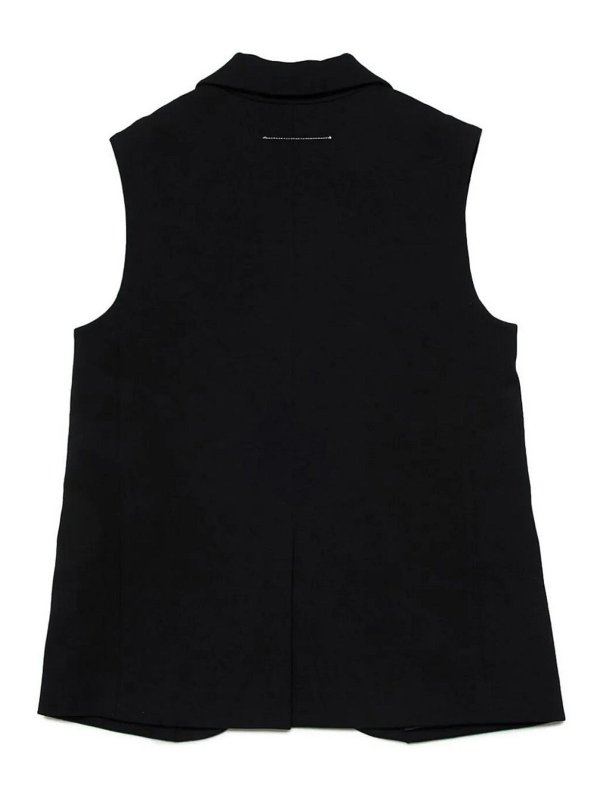 MM6 MAISON MARGIELA: Chalecos  online - Chaleco - Negro