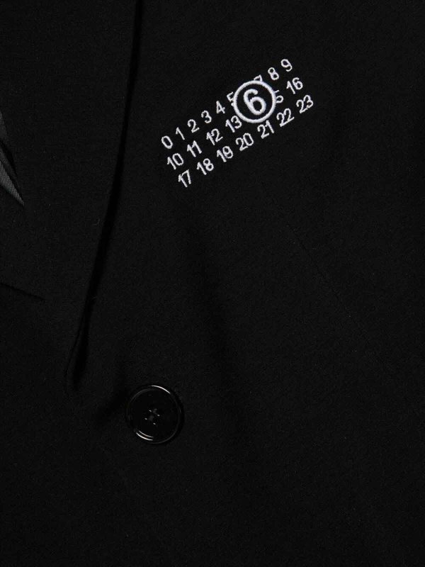 The Best Shops MM6 MAISON MARGIELA: Chalecos  - Chaleco - Negro