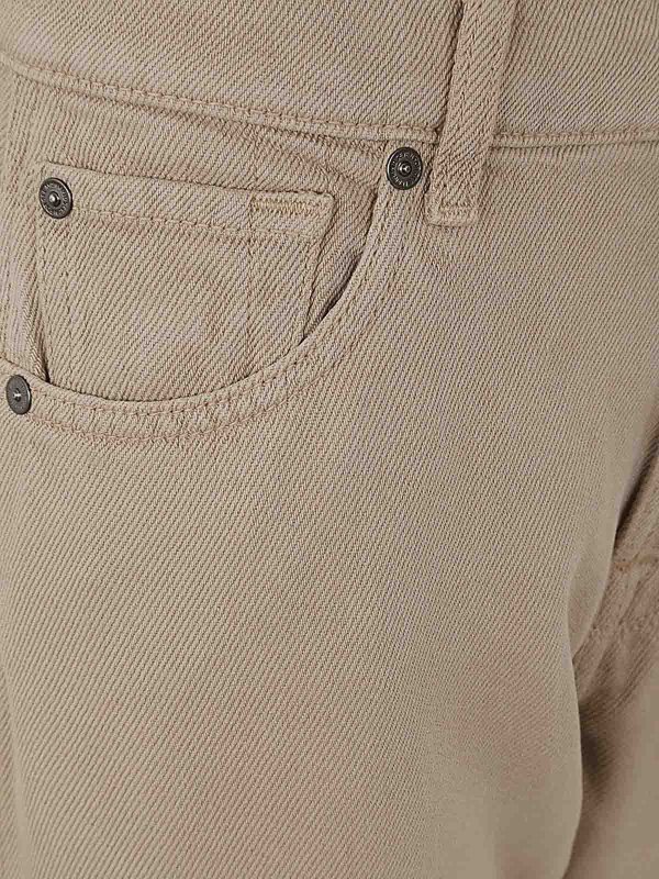 The Best Shops 7 FOR ALL MANKIND: Straight Leg Jeans - Shorts - Braun