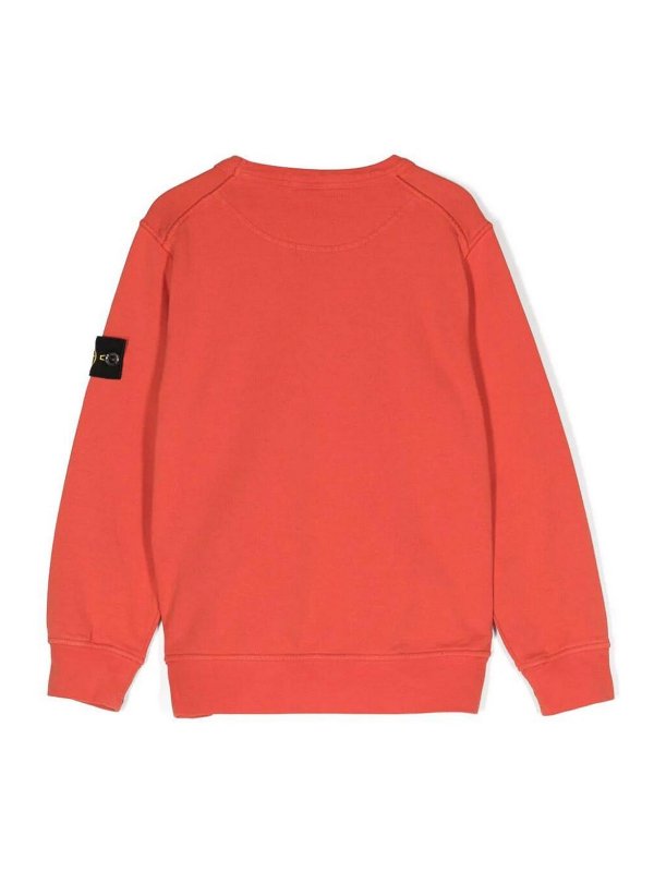 Stone Island Junior: Sweatshirts und Pullover online - Sweatshirt - Orange
