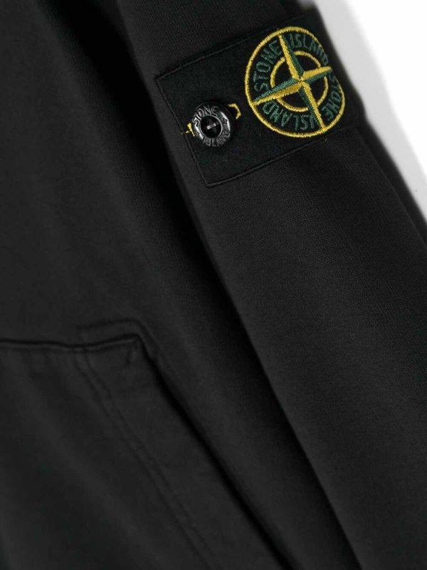 Stone Island Junior: スウェット＆セーター online - スウェットシャツ/セーター - 黒