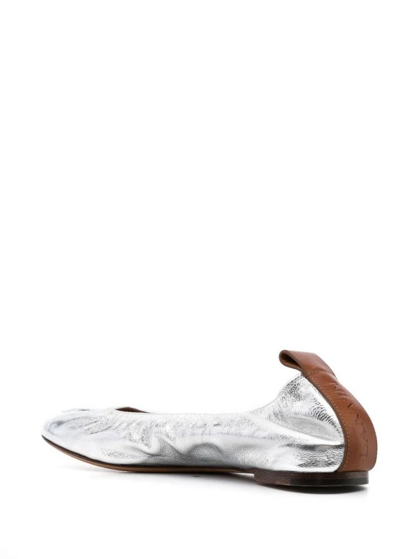 The Best Shops LANVIN: flat shoes - Silver ballet flats