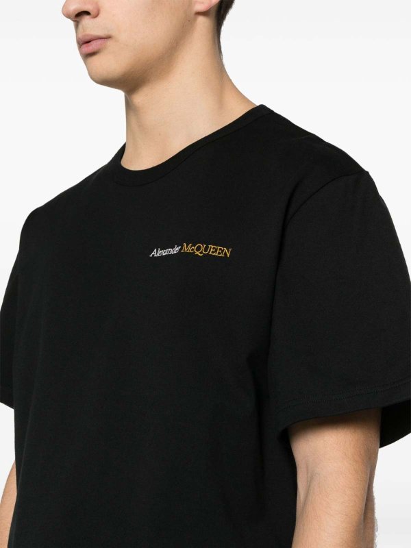 The Best Shops ALEXANDER MCQUEEN: T-shirts - T-Shirt - Schwarz