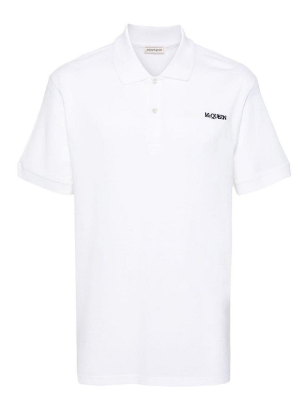 ALEXANDER MCQUEEN: polo shirts - Polo shirt with logo