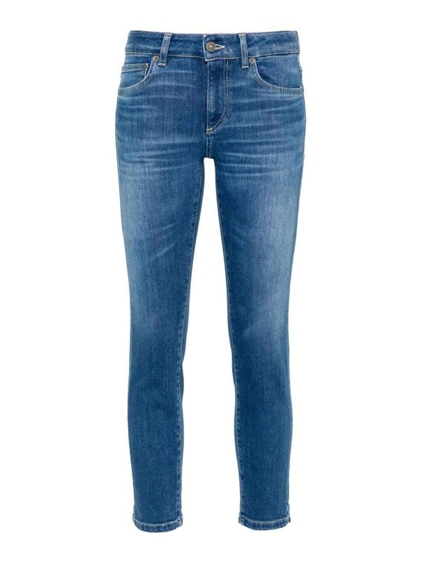 DONDUP: jeans skinny - Denim attillato
