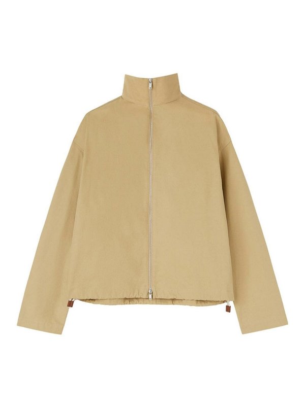 JIL SANDER: casual jackets - High collar jacket