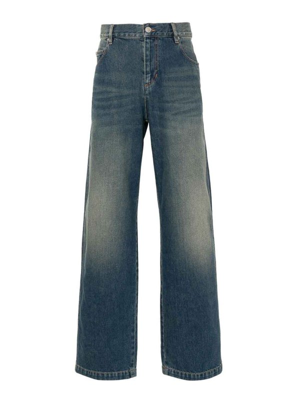 i*z様 ISABEL MARANT/LOOSEFIT BLUE DENIM JOANNY PANTS Woman blue | ISABEL MARANT Official online store
