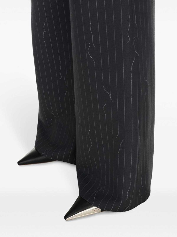 The Best Shops OFF-WHITE: Tailored & Formal trousers - Pinstriped trousers