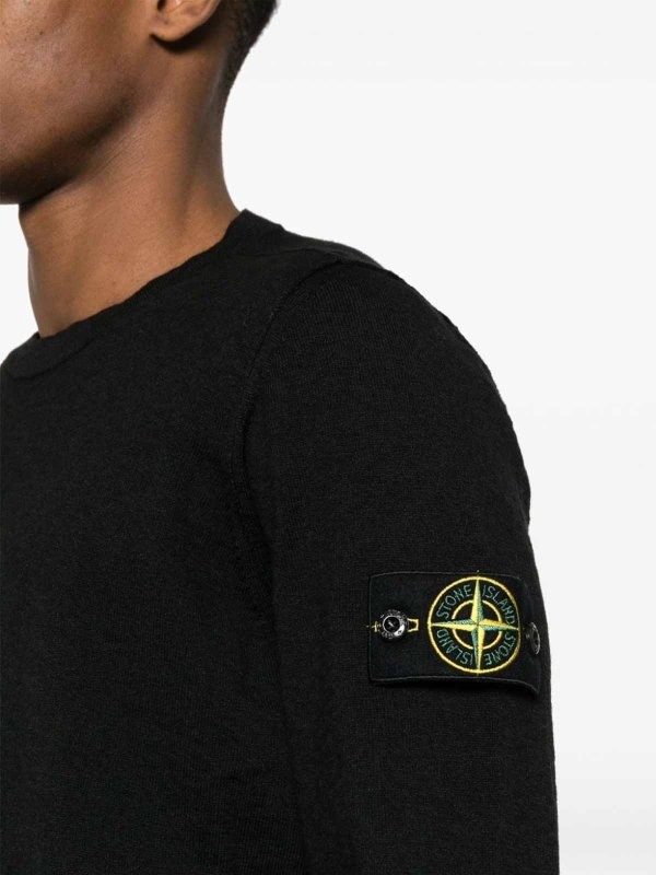 T-shirt with patch shop online: STONE ISLAND