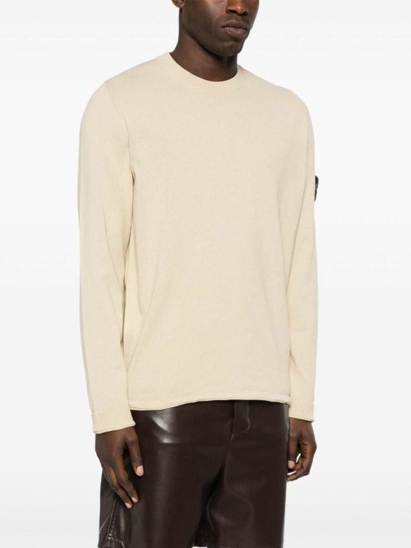STONE ISLAND: crew necks online - Sweater with patch