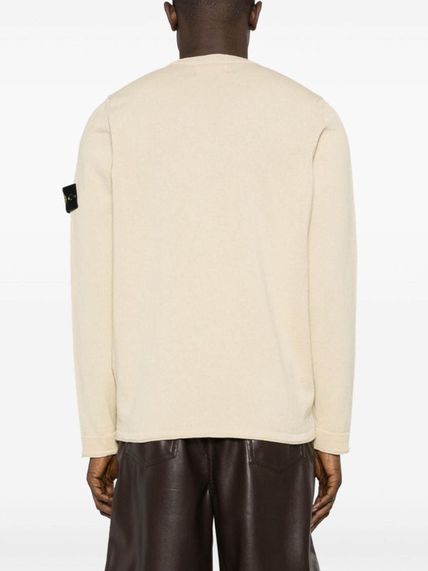 The Best Shops STONE ISLAND: crew necks - Sweater with patch