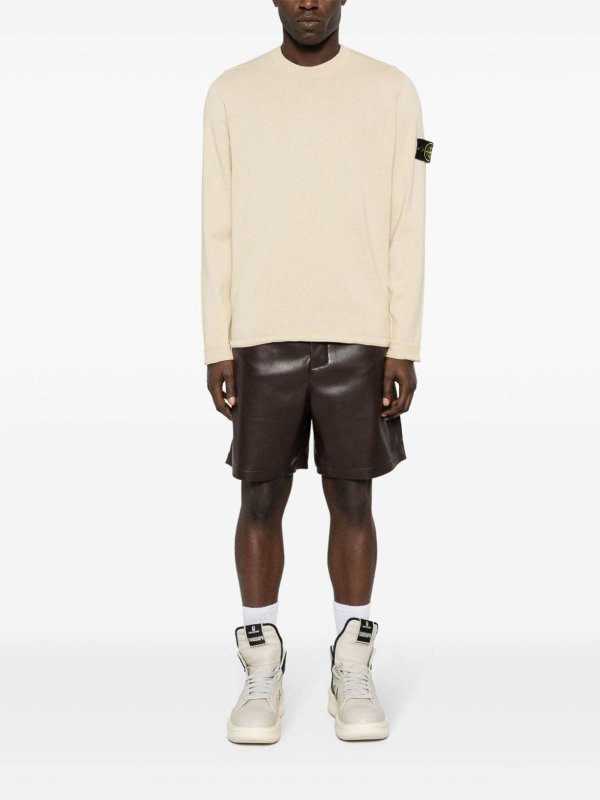 Sweater with patch shop online: STONE ISLAND