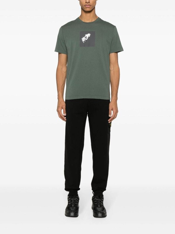 ショートパンツ - 黒 shop online: STONE ISLAND