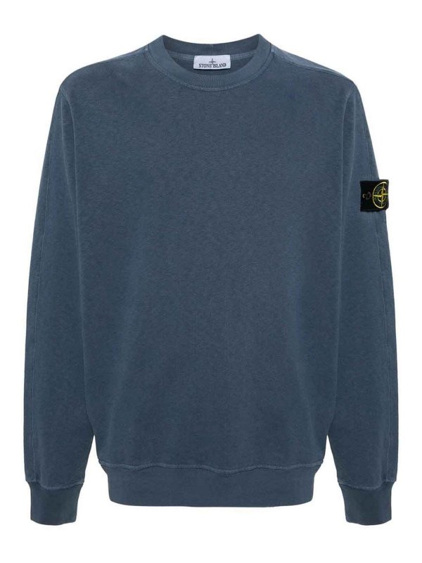STONE ISLAND: Sweatshirts & Sweaters - Sweatshirt with patch