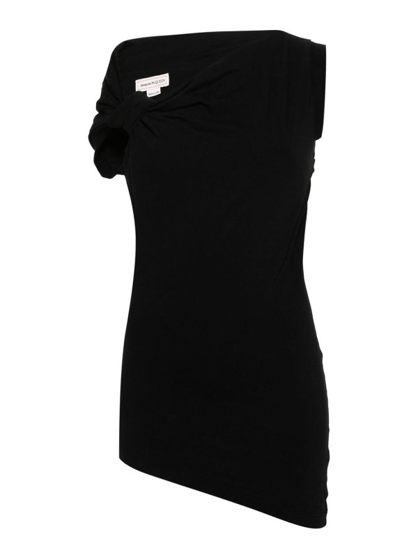 ALEXANDER MCQUEEN: Tops und Tank Tops - Top - Schwarz