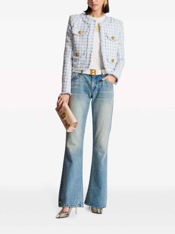 casual jackets shop online Vichy tweed jacket