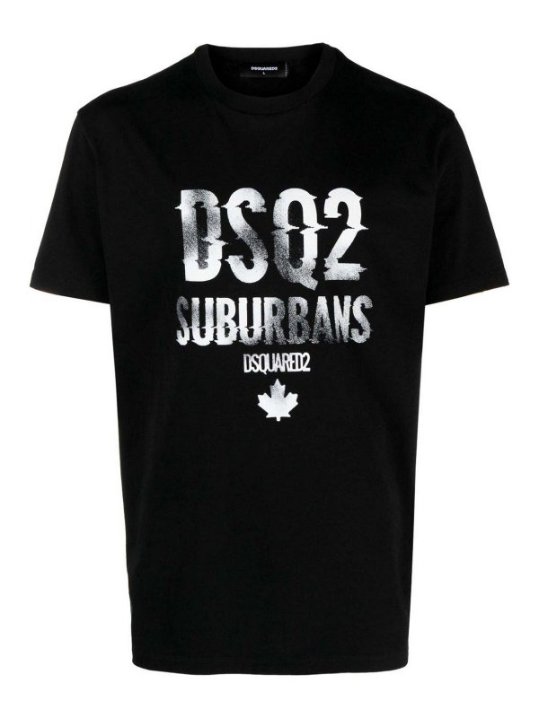 DSQUARED2: Camisetas - Camiseta - Negro