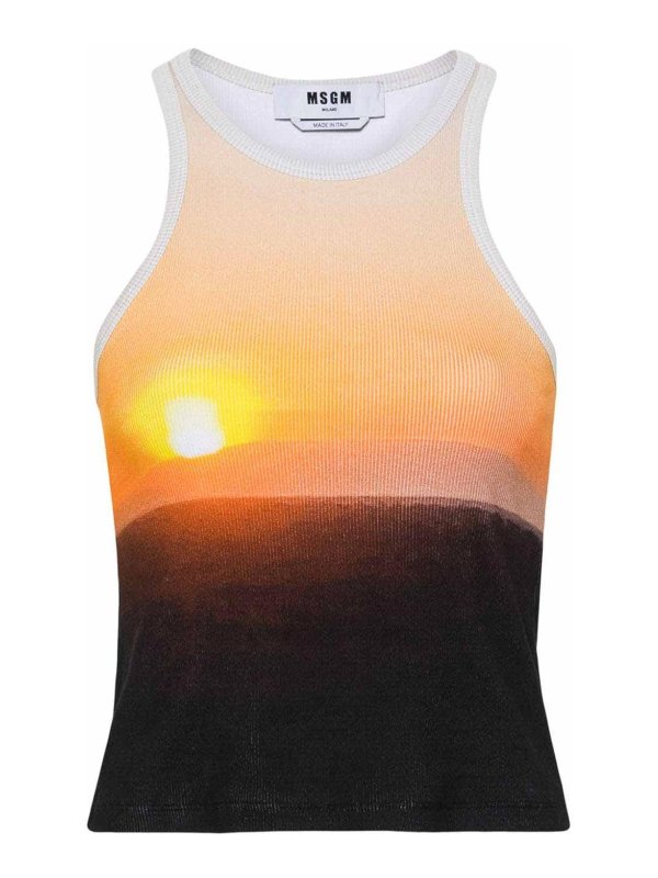 m.s.g.m.: Tops und Tank Tops - Top - Bunt