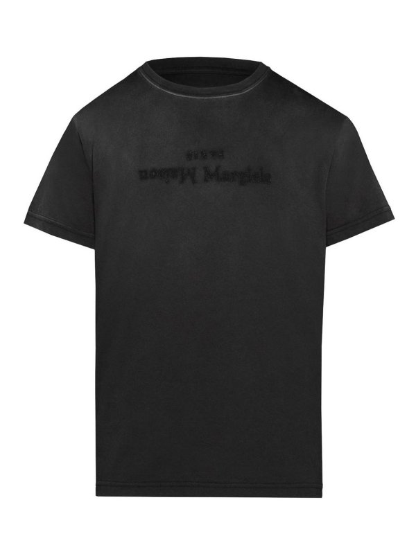 Maison Margiela: Tシャツ - Tシャツ - 黒