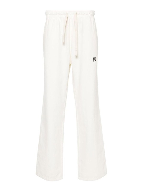 Palm Angels: tracksuit bottoms - Monogram travel pants