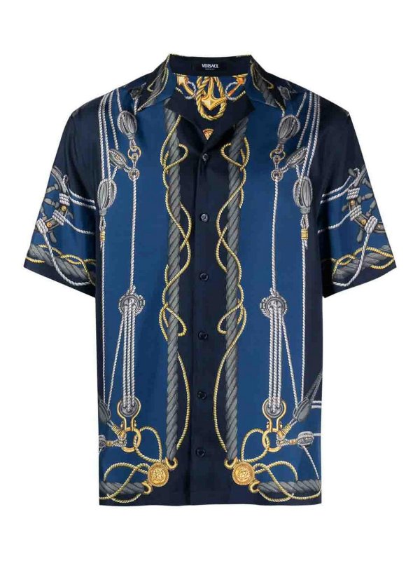 VERSACE: Hemden - Hemd - Blau