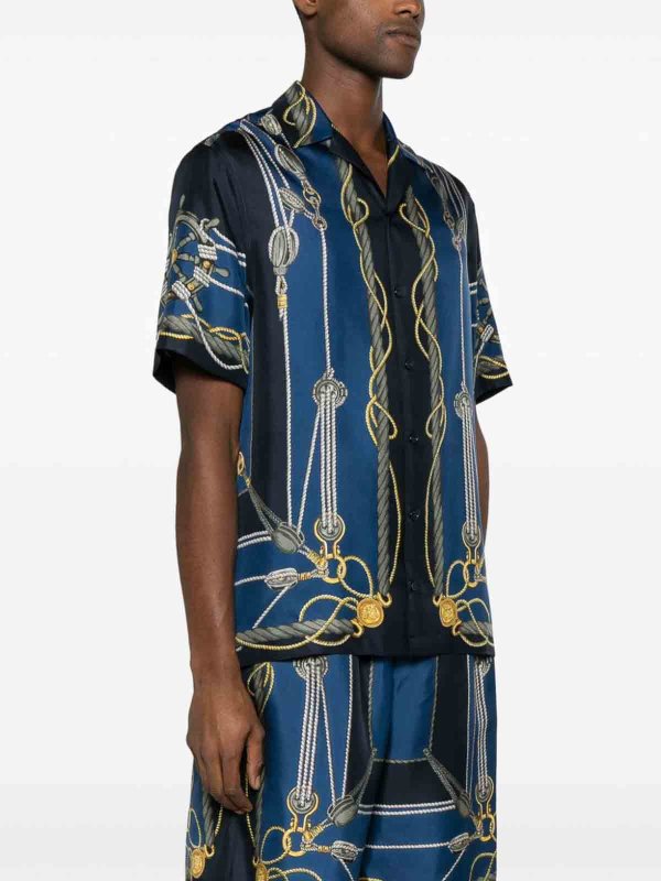 Hemd - Blau shop online: VERSACE